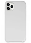 iPhone 11 Pro Max Kılıf Lansman Legant Silikon - Beyaz