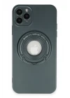 iPhone 11 Pro Max Kılıf Lukka Magneticsafe Kapak - Koyu Yeşil
