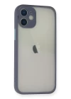 iPhone 11 Pro Max Kılıf Montreal Silikon Kapak - Gri