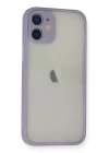 iPhone 11 Pro Max Kılıf Montreal Silikon Kapak - Mor