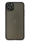 iPhone 11 Pro Max Kılıf Montreal Silikon Kapak - Siyah