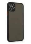 iPhone 11 Pro Max Kılıf Montreal Silikon Kapak - Siyah