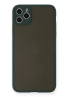 iPhone 11 Pro Max Kılıf Montreal Silikon Kapak - Yeşil