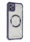 iPhone 11 Pro Max Kılıf Prag Magneticsafe Kapak - Derin Mor