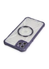 iPhone 11 Pro Max Kılıf Prag Magneticsafe Kapak - Derin Mor