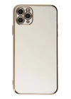 iPhone 11 Pro Max Kılıf Volet Silikon - Beyaz