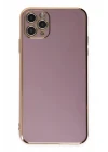 iPhone 11 Pro Max Kılıf Volet Silikon - Mor