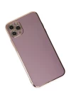 iPhone 11 Pro Max Kılıf Volet Silikon - Mor