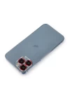 iPhone 11 Pro Max Metal Kamera Lens Koruma Cam - Kırmızı