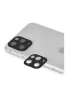 iPhone 11 Pro Max Pers Alüminyum Kamera Lens - Siyah