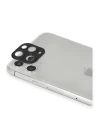 iPhone 11 Pro Max Pers Alüminyum Kamera Lens - Siyah