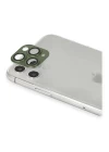 iPhone 11 Pro Max Pers Alüminyum Kamera Lens - Yeşil