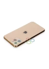 iPhone 11 Pro Max Renkli Kamera Lens Koruma Cam - Mavi-Yeşil