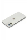 iPhone 11 Renkli Kamera Lens Koruma Cam - Sarı-Mavi