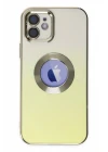 iPhone 12 Kılıf Best Silikon - Sarı