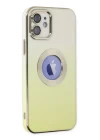 iPhone 12 Kılıf Best Silikon - Sarı