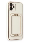 iPhone 12 Kılıf Coco Elit Kapak - Beyaz