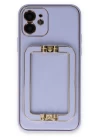 iPhone 12 Kılıf Coco Elit Kapak - Lila