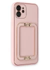 iPhone 12 Kılıf Coco Elit Kapak - Pembe