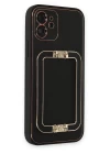iPhone 12 Kılıf Coco Elit Kapak - Siyah