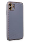 iPhone 12 Kılıf Coco Karbon Silikon - Gri