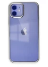 iPhone 12 Kılıf Element Silikon - Gümüş