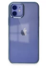 iPhone 12 Kılıf Element Silikon - Mavi
