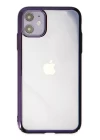 iPhone 12 Kılıf Element Silikon - Mor