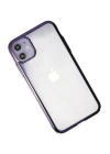 iPhone 12 Kılıf Element Silikon - Mor