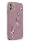 iPhone 12 Kılıf Esila Silikon - Mor