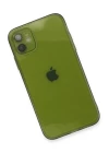 iPhone 12 Kılıf Fly Lens Silikon - Yeşil
