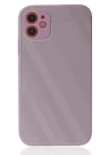 iPhone 12 Kılıf Glass Kapak - Mor