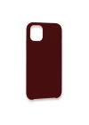 iPhone 12 Kılıf Lansman Legant Silikon - Bordo