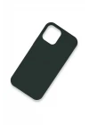 iPhone 12 Kılıf Lansman Legant Silikon - Koyu Yeşil