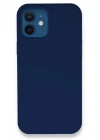 iPhone 12 Kılıf Lansman Legant Silikon - Lacivert