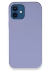 iPhone 12 Kılıf Lansman Legant Silikon - Lila