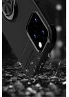 iPhone 12 Kılıf Range Yüzüklü Silikon - Siyah-Gold