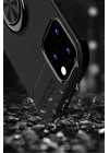 iPhone 12 Kılıf Range Yüzüklü Silikon - Siyah-Mavi