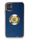 iPhone 12 Kılıf Store Silikon - Mavi