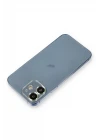 iPhone 12 Metal Kamera Lens Koruma Cam - Açık Yeşil