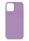 iPhone 12 Mini Kılıf First Silikon - Lila