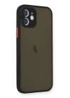 iPhone 12 Mini Kılıf Montreal Silikon Kapak - Siyah