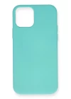 iPhone 12 Mini Kılıf Nano içi Kadife Silikon - Turkuaz
