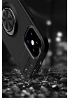 iPhone 12 Mini Kılıf Range Yüzüklü Silikon - Kırmızı
