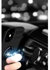 iPhone 12 Mini Kılıf Range Yüzüklü Silikon - Siyah-Mavi