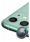 iPhone 12 Mini Raze Metal Kamera Lens - Yeşil