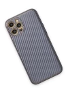 iPhone 12 Pro Kılıf Coco Karbon Silikon - Gri