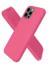 iPhone 12 Pro Kılıf First Silikon - Pembe