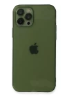 iPhone 12 Pro Kılıf Fly Lens Silikon - Yeşil