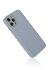 iPhone 12 Pro Kılıf Glass Kapak - Sky Blue